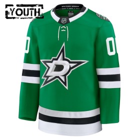 Barn Ishockey Dallas Stars tröja med eget tryck Fanatics Premium 2024-25 Grön Hemma